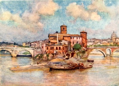 Insel des Tiber - die Isola Sacra von Alberto Pisa